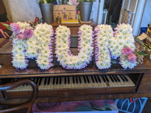 Name Display Flowers